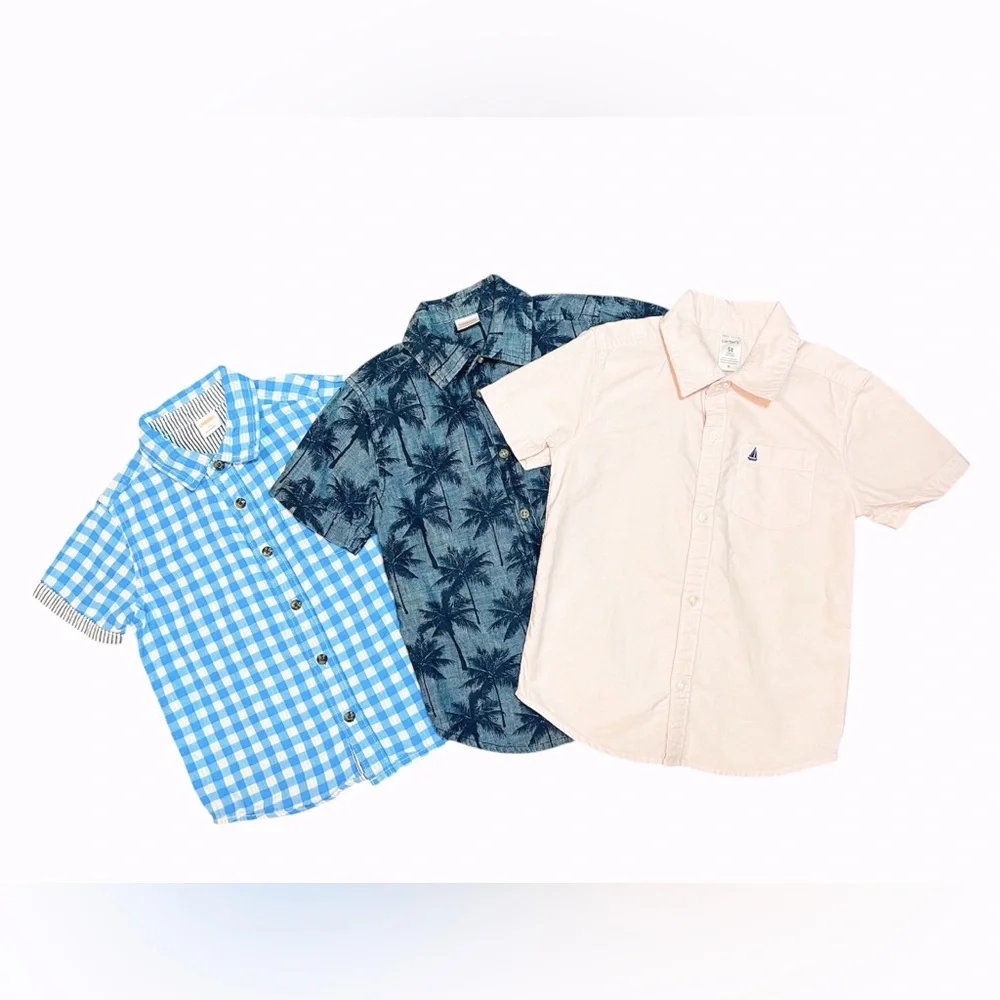 Boy's short-sleeved shirt bundle Gymboree/Carter’s Size 5